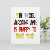 Grateful to Have You In My World with gratitude (Standing Front)