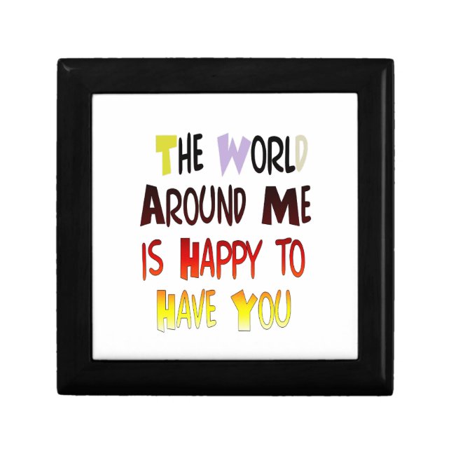 Grateful to Have You In My World with gratitude Gift Box (Front)