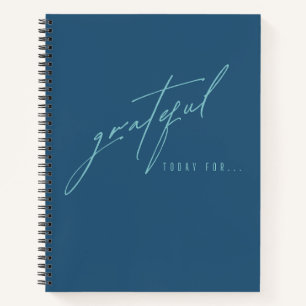 grateful today for. Notebooks & Gratitude Journals