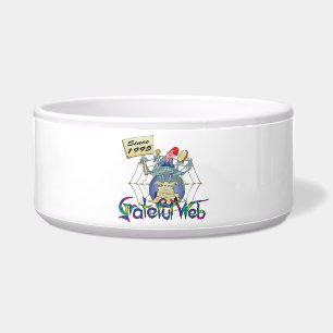 Grateful Web Dog Bowl