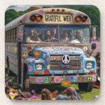 Grateful Web pillow 2 Beverage Coaster