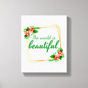 grateful words for people who have dreams canvas print