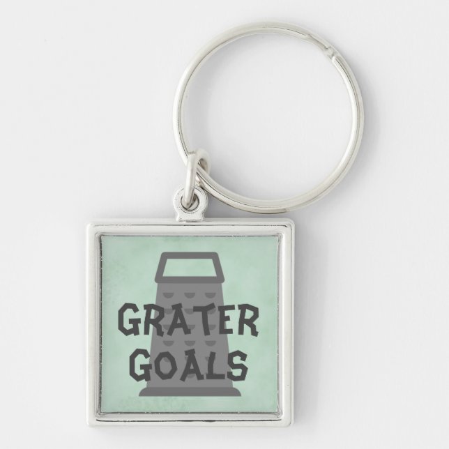 Grater Goals Keychain (Front)