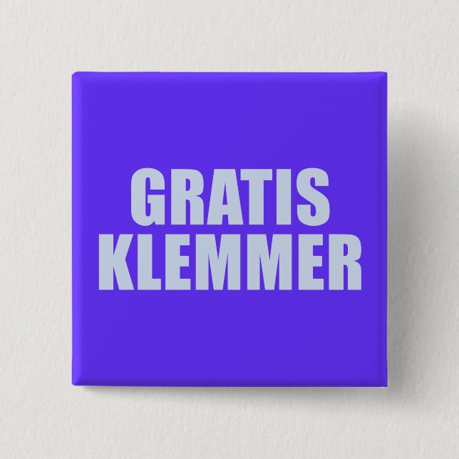 Gratis Klemmer Button (Front)