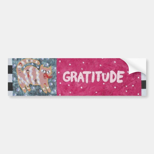 Gratitiude Bumper Sticker (Front)