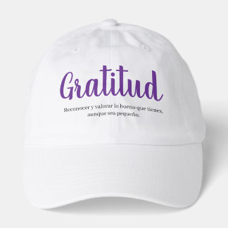 gratitud  hat