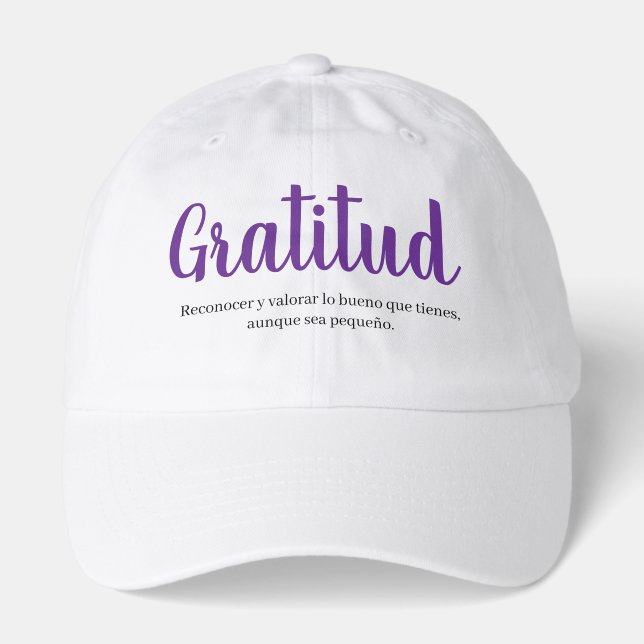 gratitud  hat (Front)