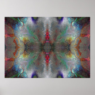 "Gratitude" Abstract Chakra Meditation Art Poster