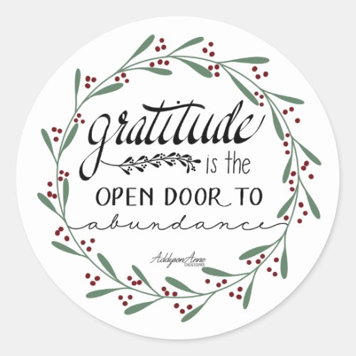Gratitude_Abundance Stickers