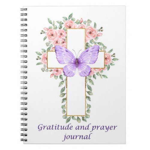 Gratitude and prayer Christian journal