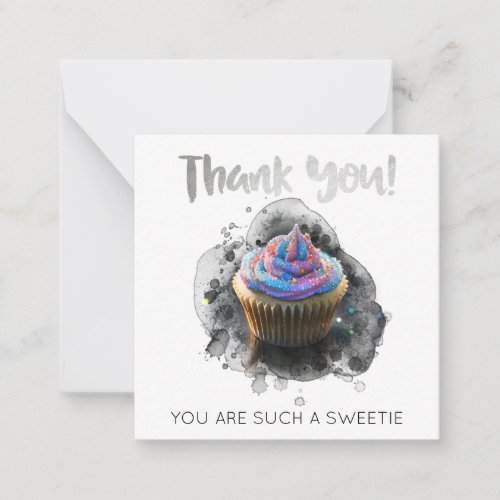 *~  Gratitude AP62 THANK YOU Mini Note Card