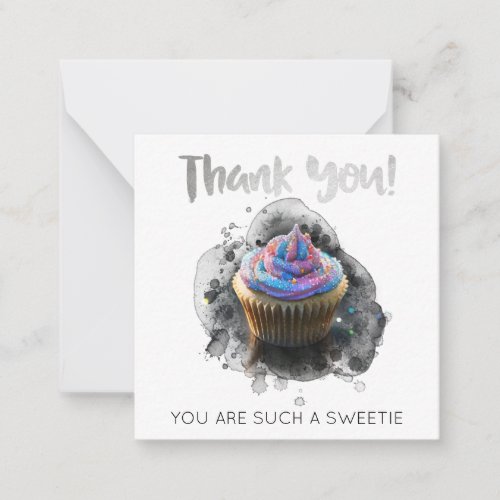   Gratitude AP62 THANK YOU Mini Note Card