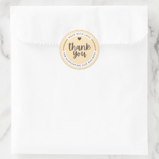 Gratitude Blooms: Elegant Thank You Sticker Se