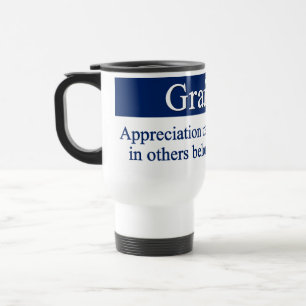 Gratitude brings out the best travel mug