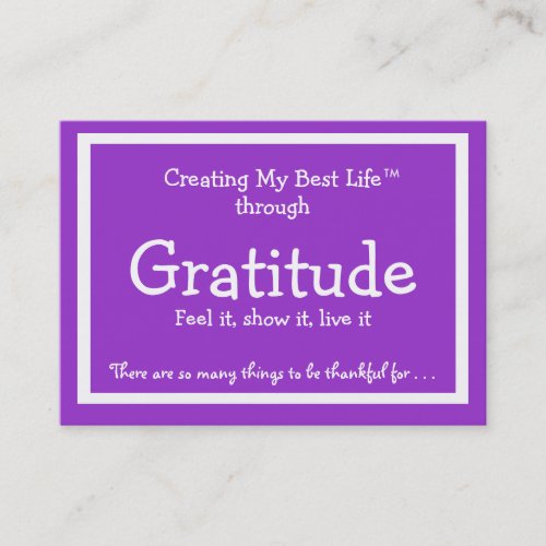 Gratitude Card