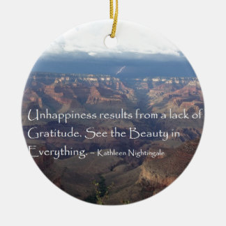 Gratitude Ceramic Ornament