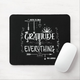 Gratitude Chalkboard 🖱 Mouse Pad