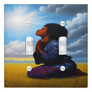 Gratitude Christian Art Light Switch Cover