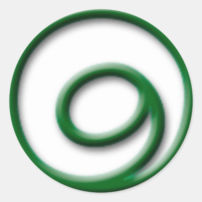 GRATITUDE CLASSIC ROUND STICKER (Front)