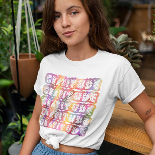 Gratitude Colourful T-Shirt