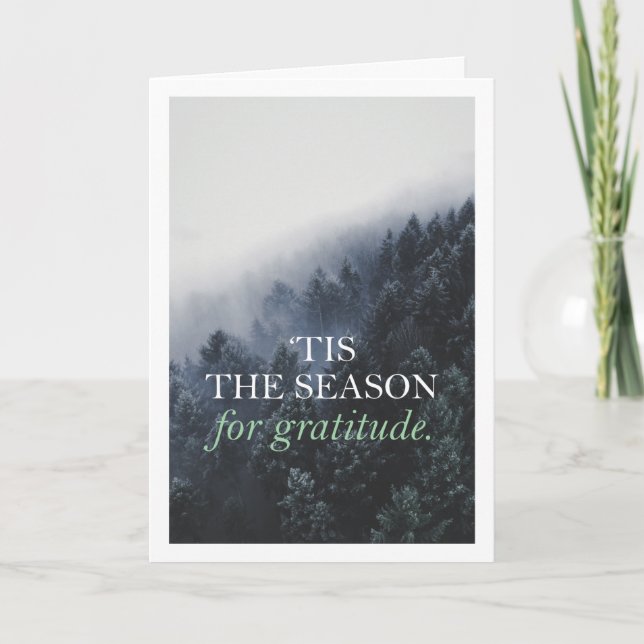 Gratitude Company Holiday Card (Front)