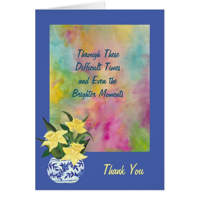 Gratitude Daffodil Cards (Front)