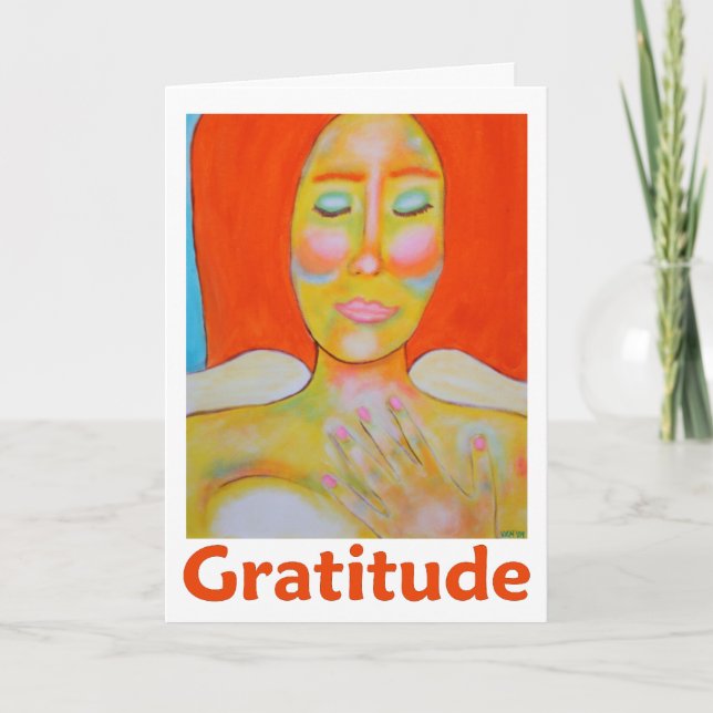 "Gratitude" Fine Art Holiday Thanksgiving (Front)