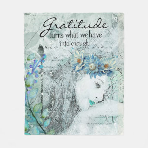 Gratitude Fleece Blanket