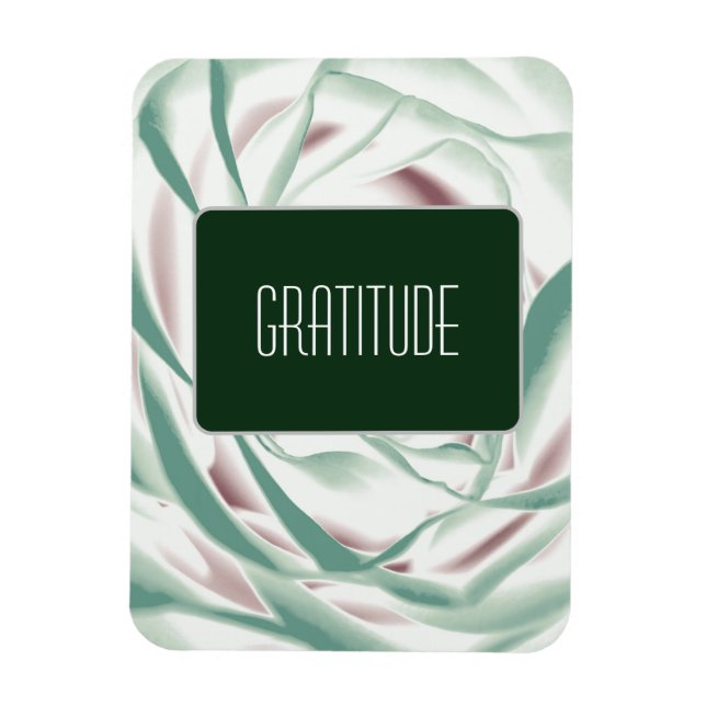 Gratitude Flexible Photo Magnet (Vertical)