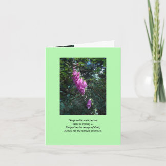 Gratitude for Friendship Letterpress Thank You Card