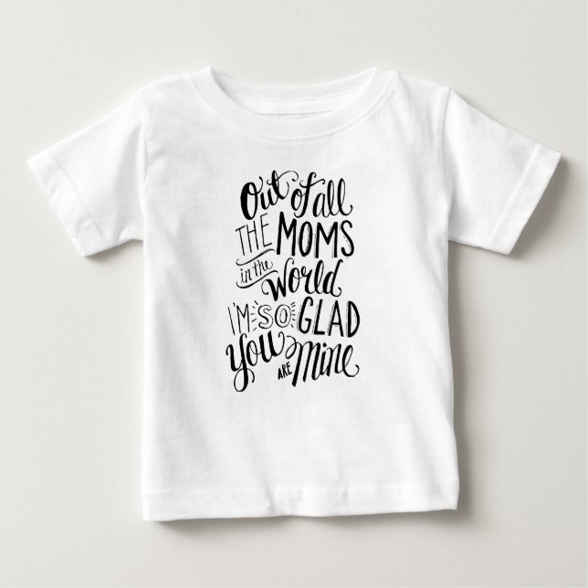 Gratitude for Mom Baby T-Shirt (Front)