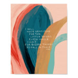 Gratitude for the little things poster Gratitude for the little things poster