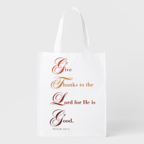 Gratitude Grocery Bag