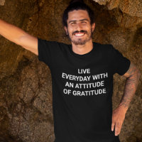 Gratitude in Faith Men's Christian T-Shirt