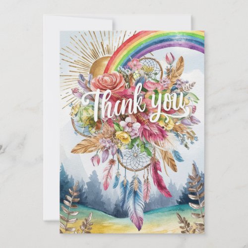 Gratitude in Full Bloom Thank You Card