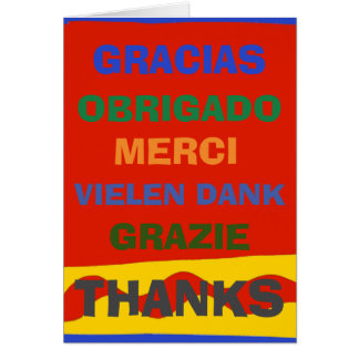 Gratitude in several languages,  edit text cards