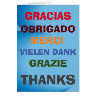 Gratitude in several languages,  edit text cards