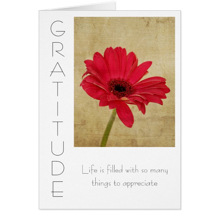 Gratitude Inspirational Card