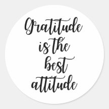 Gratitude Is the Best Attitude Inspirational Quote