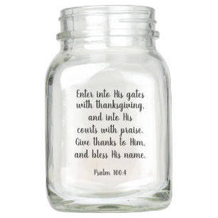 Gratitude Jar Red Heart Typography Name