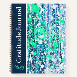 Gratitude Journal Personalized Graffiti Splatter