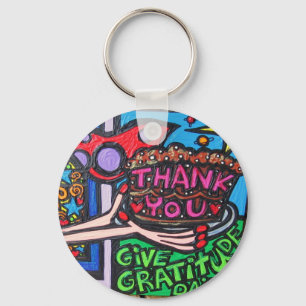 gratitude keychain