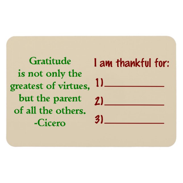 Gratitude Magnet (Horizontal)