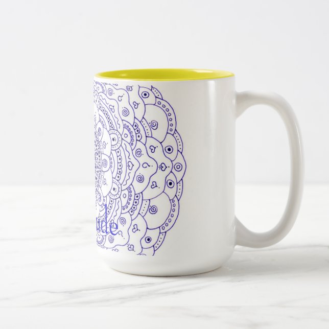 Gratitude Mandala Mug (Right)