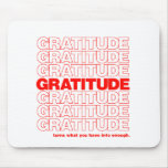 Gratitude Mousepad | Thank You Bag Mousepad at Zazzle