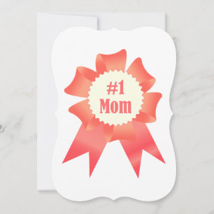 Gratitude Number One Mom winner award ribbon