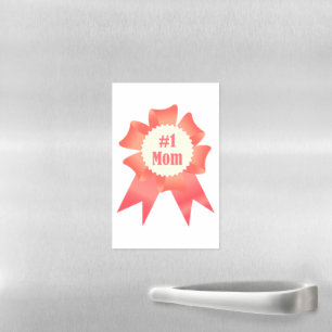 Gratitude Number One Mom winner award ribbon Magnetic Dry Erase Sheet