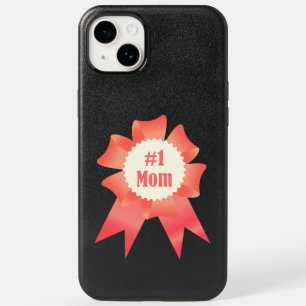 Gratitude Number One Mom winner award ribbon OtterBox iPhone 14 Plus Case
