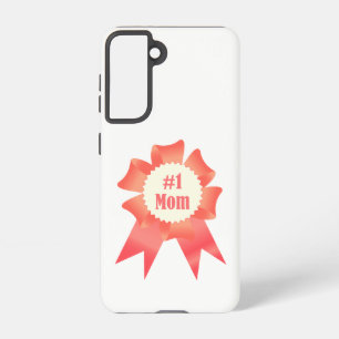 Gratitude Number One Mom winner award ribbon Samsung Galaxy S21 Case