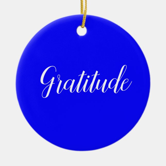 Gratitude ornament (Front)